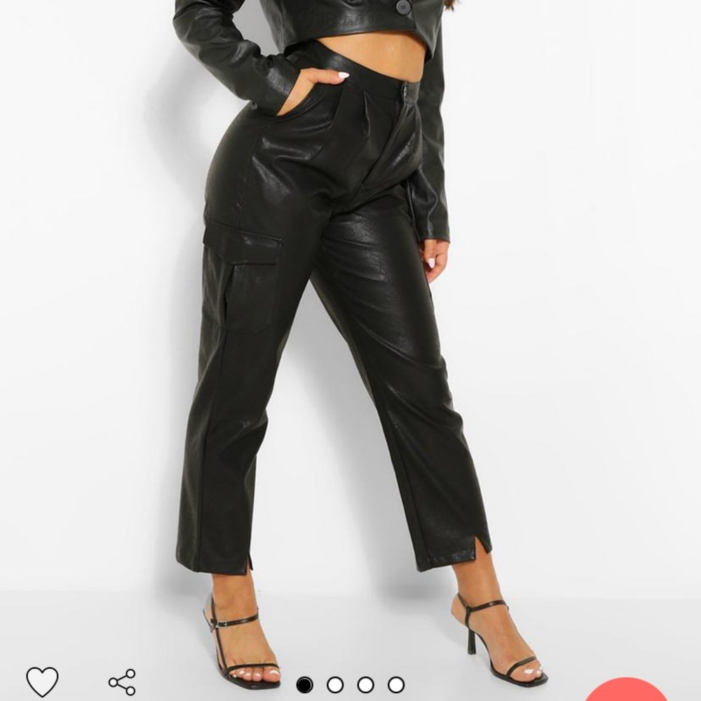 NWT Faux leather pants